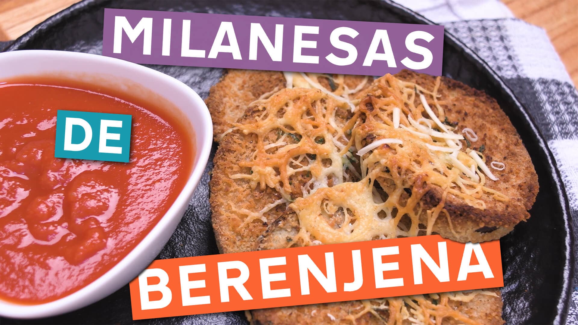 Como preparar milanesas de berenjena sin amargor