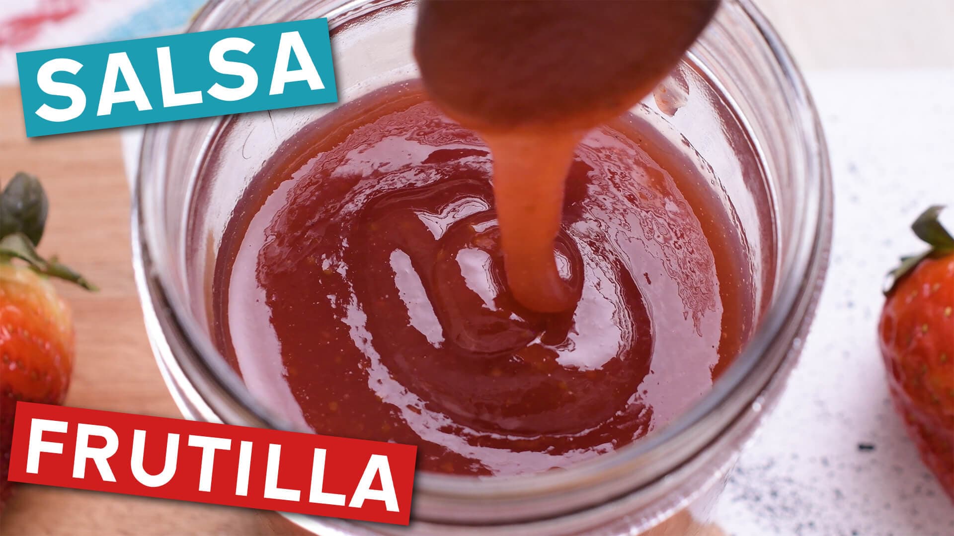 Como Hacer Salsa de Frutilla