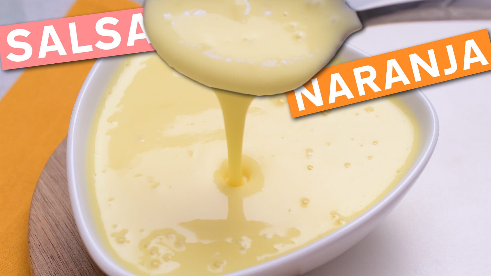 Como Preparar Salsa de Naranja