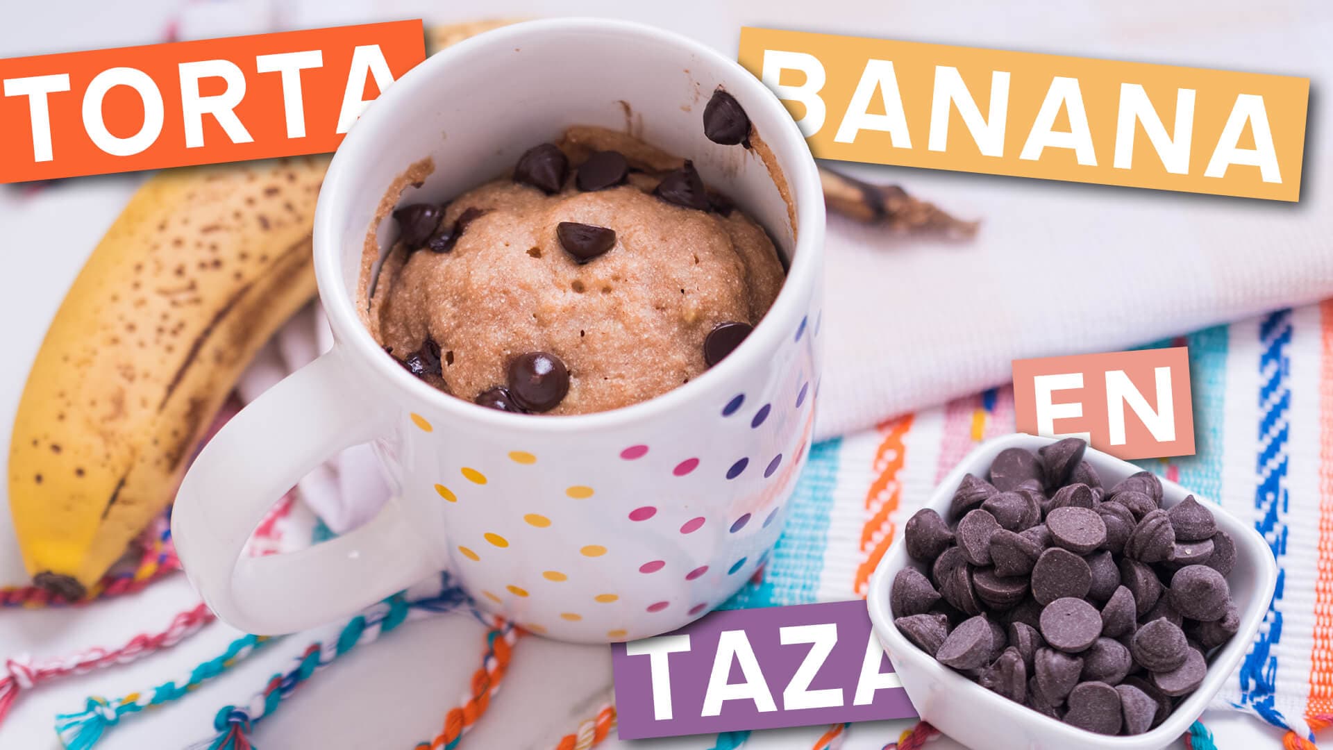 How to make a microwave banana mug cake