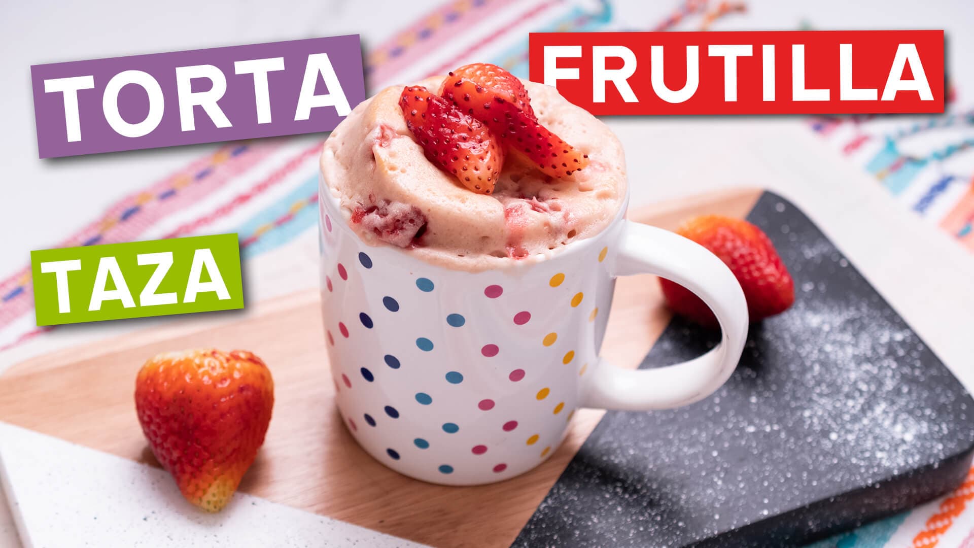How to Make a Strawberry Mug Cake