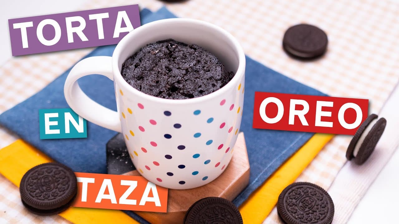 Como Hacer Torta en Taza de Oreo