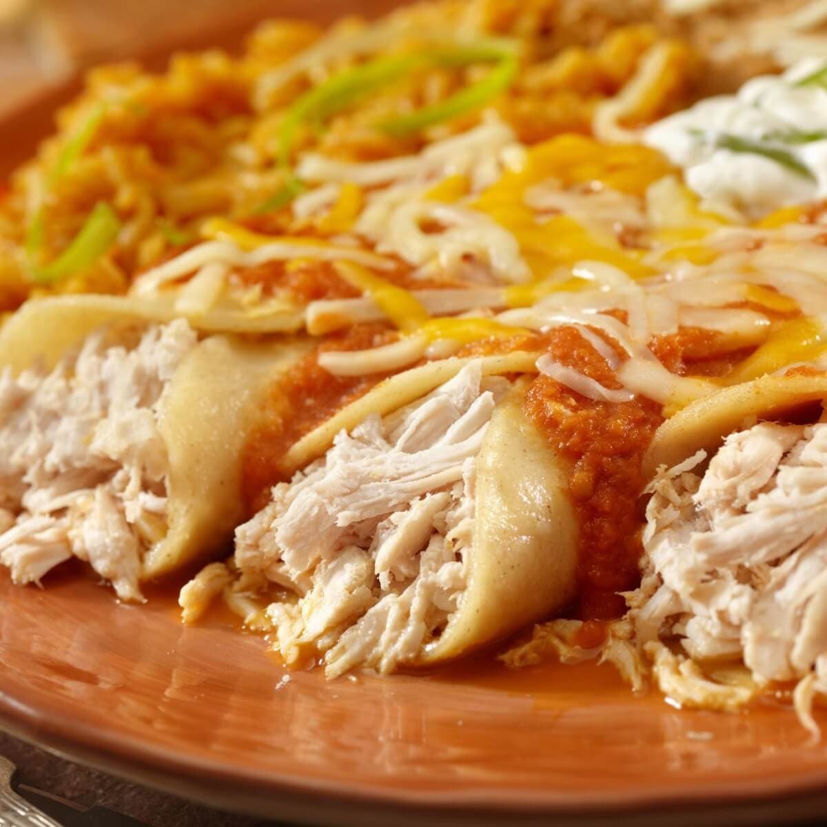Enchiladas de Pollo