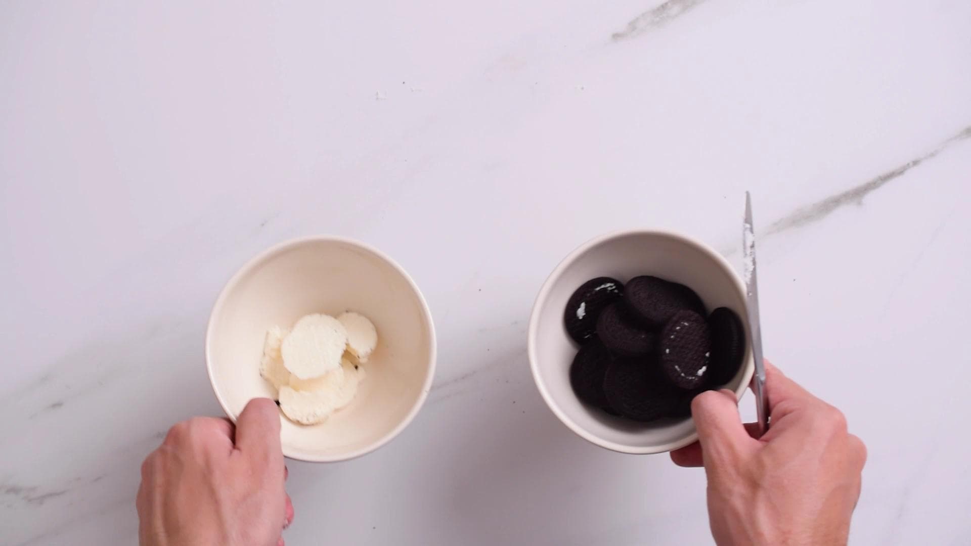 Cupcakes Oreo — paso 0