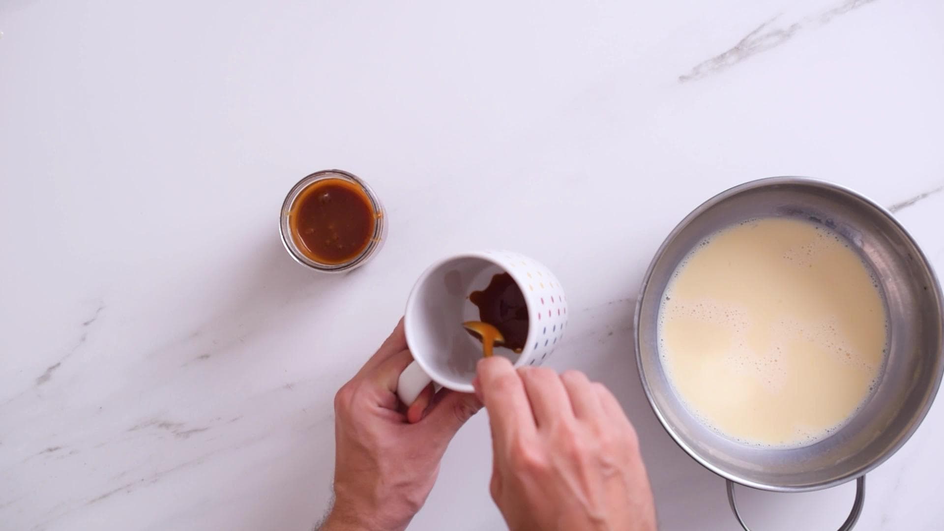 Mug Flan — step 1