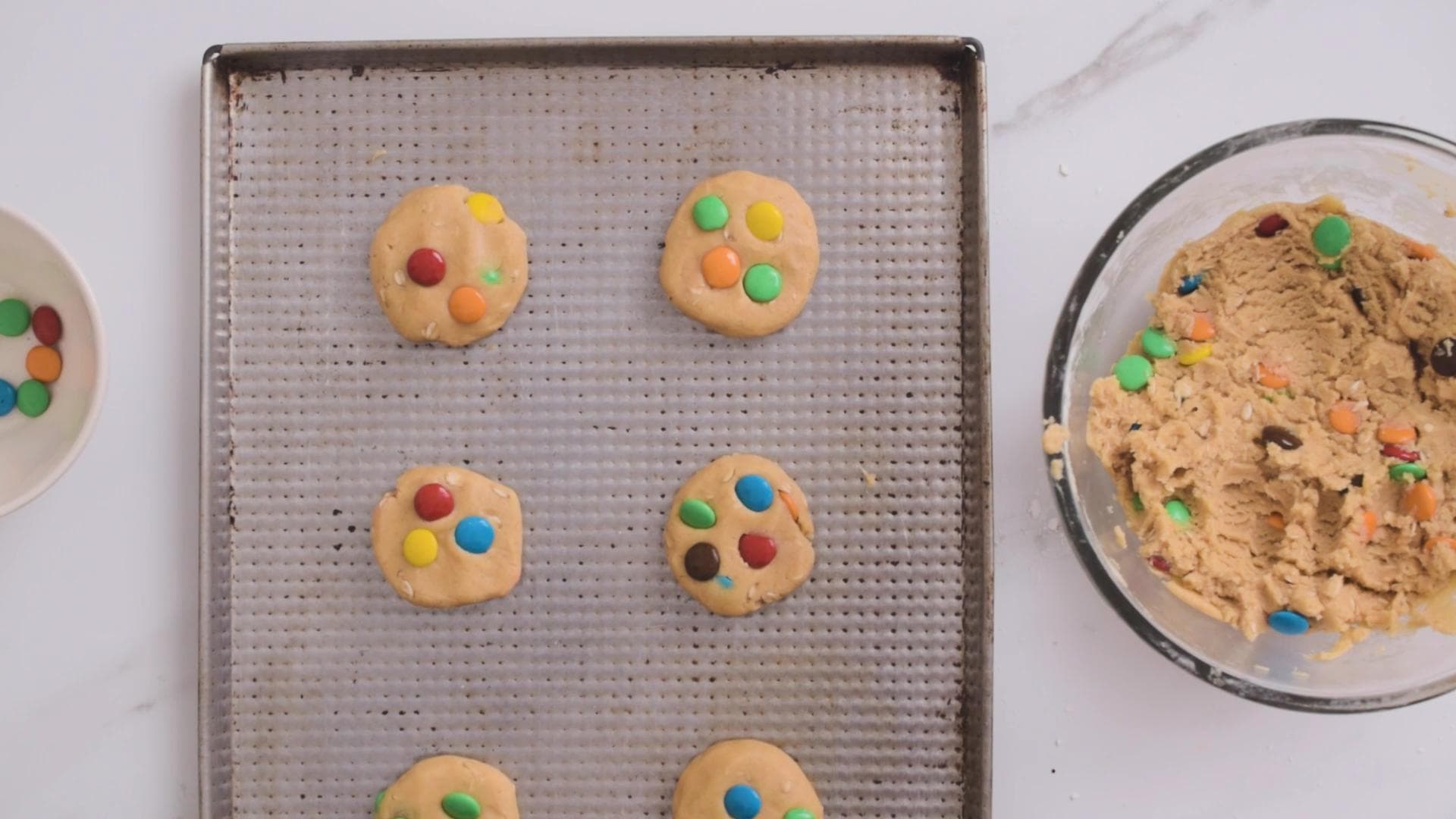 Rainbow Chocolate Chip Cookies — step 4