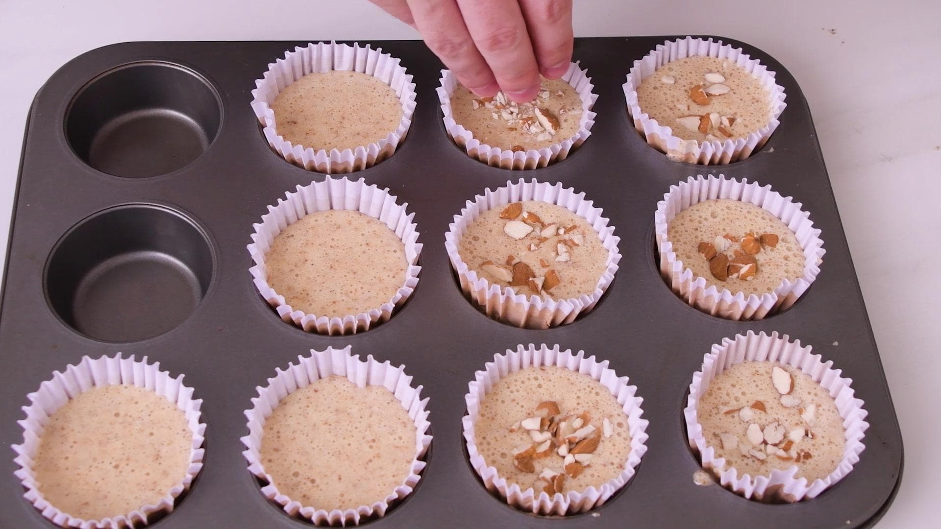 Muffins de Almendras — paso 3