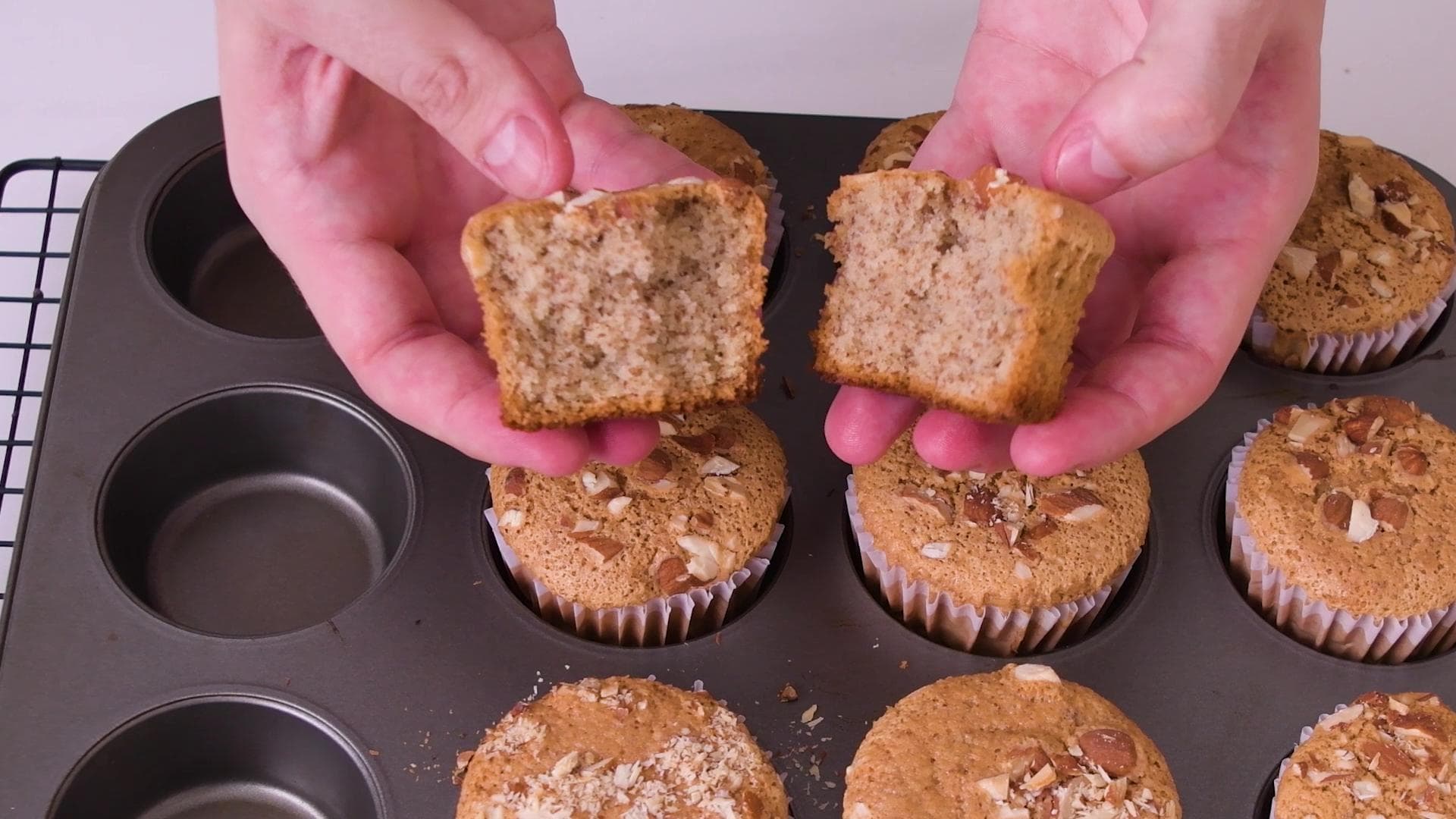 Muffins de Almendras — paso 4