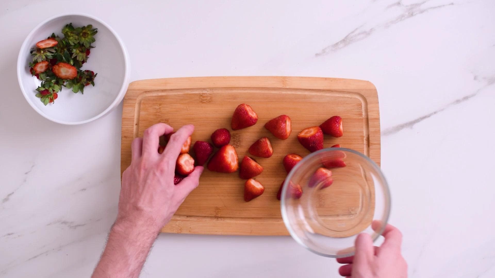 Muffins de Frutilla — paso 0