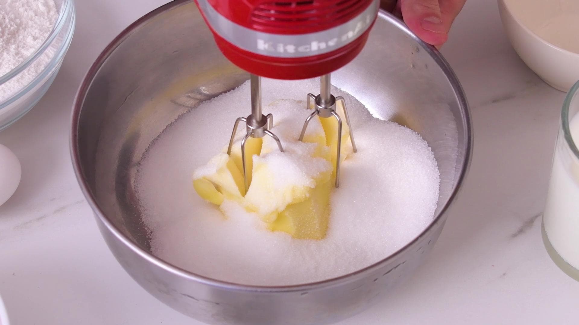 Muffins de Frutilla — paso 1