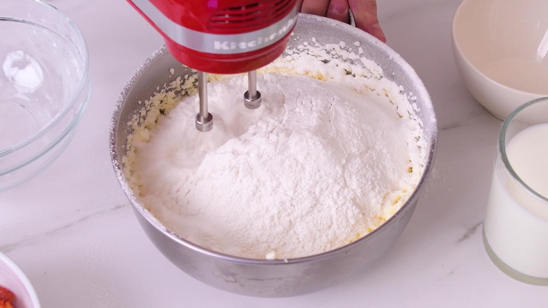 Muffins de Frutilla — paso 3