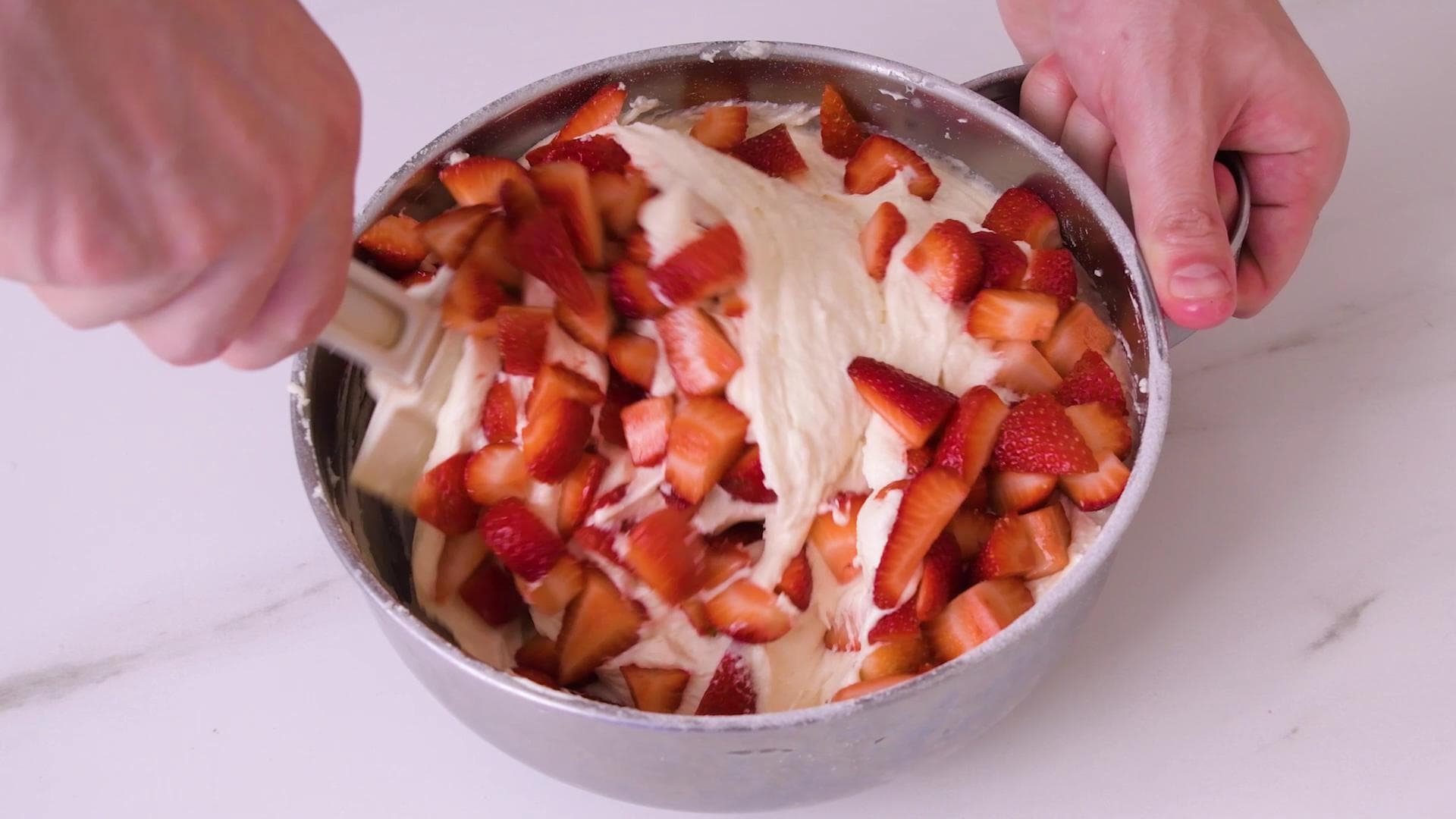 Muffins de Frutilla — paso 4