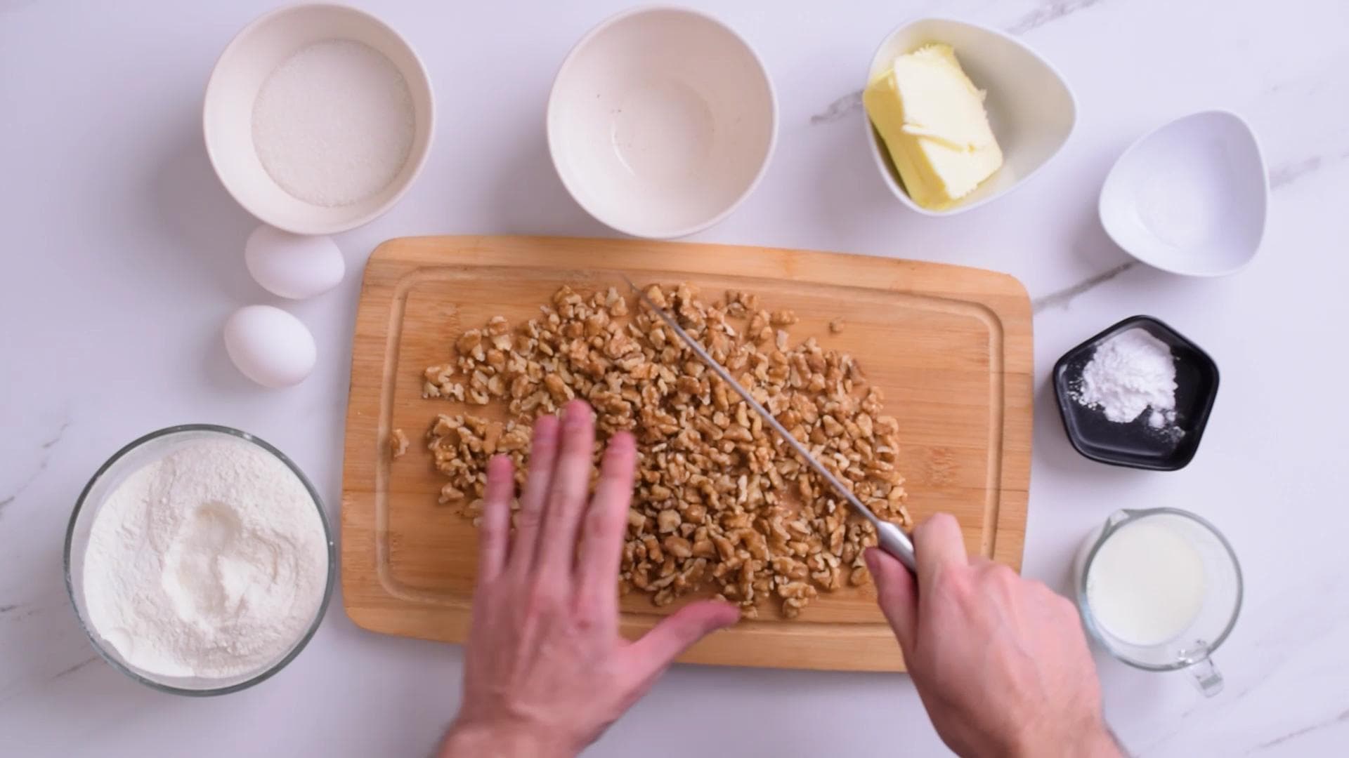 Muffins de Nueces — paso 0
