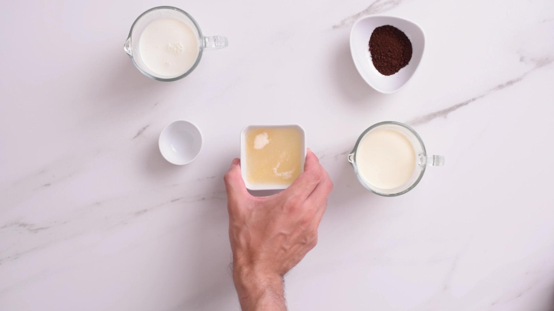 Panna Cotta de Cafe Receta — paso 0