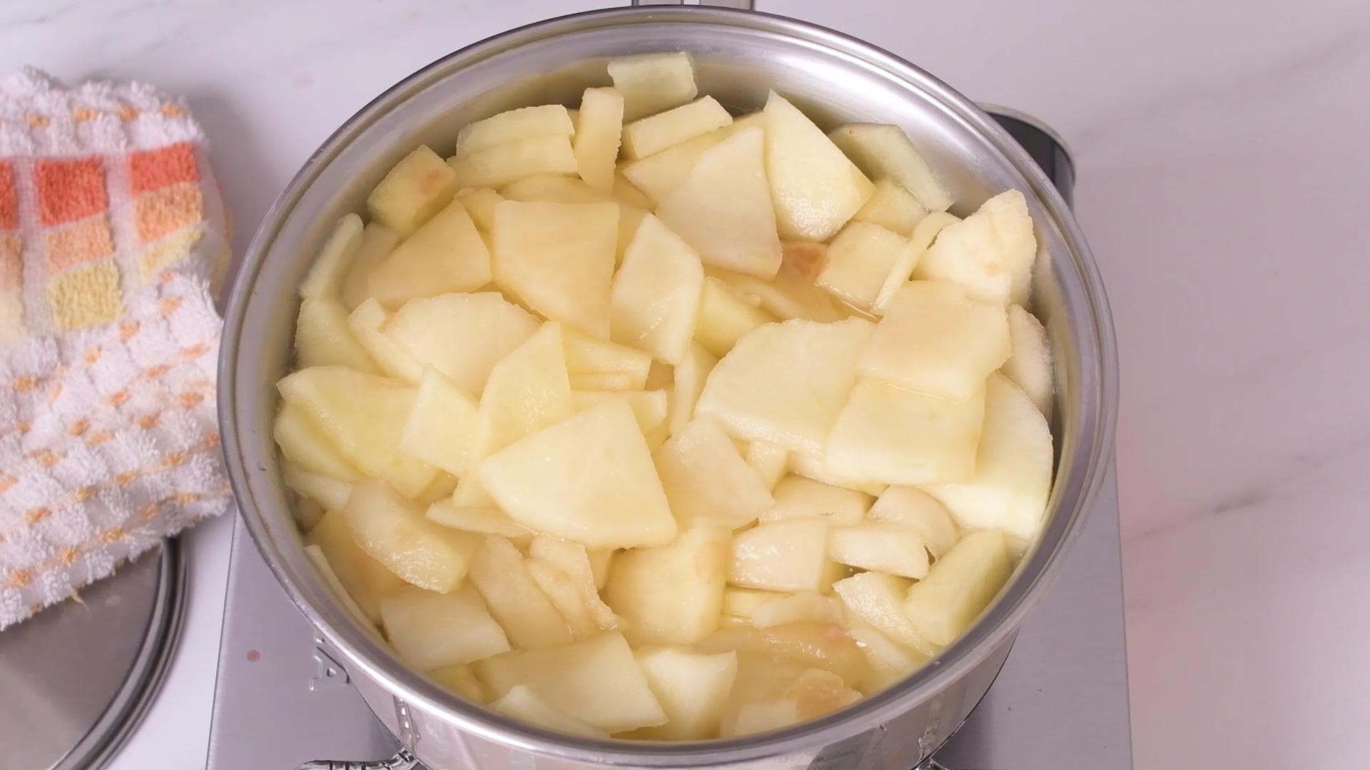 Pure de Manzana — paso 1