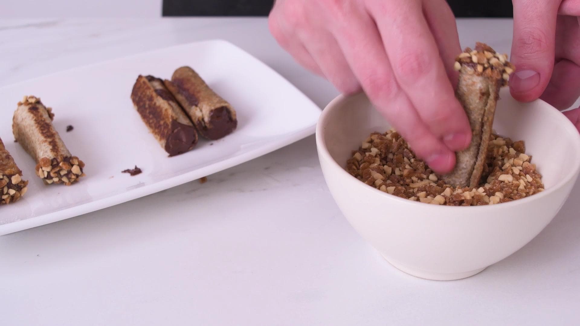 Bread and Chocolate Rolls — step 3