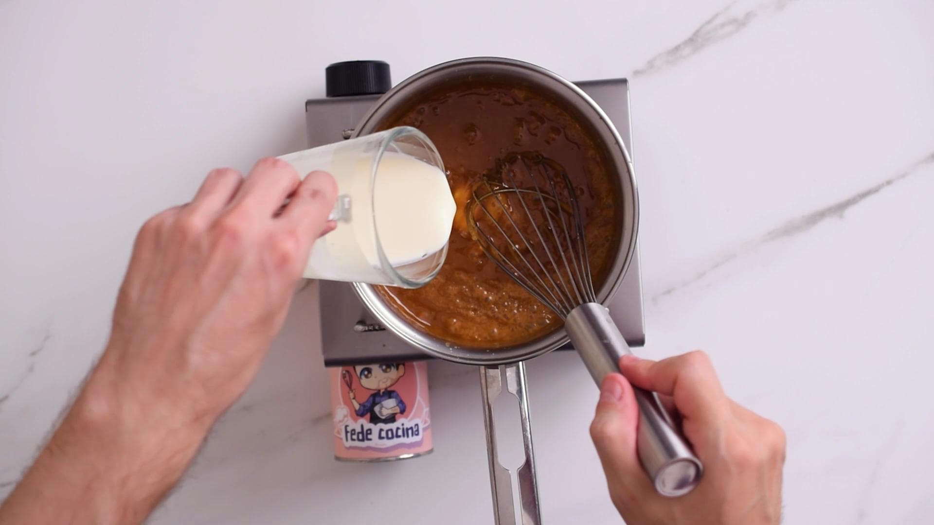 Salsa de Caramelo — paso 1