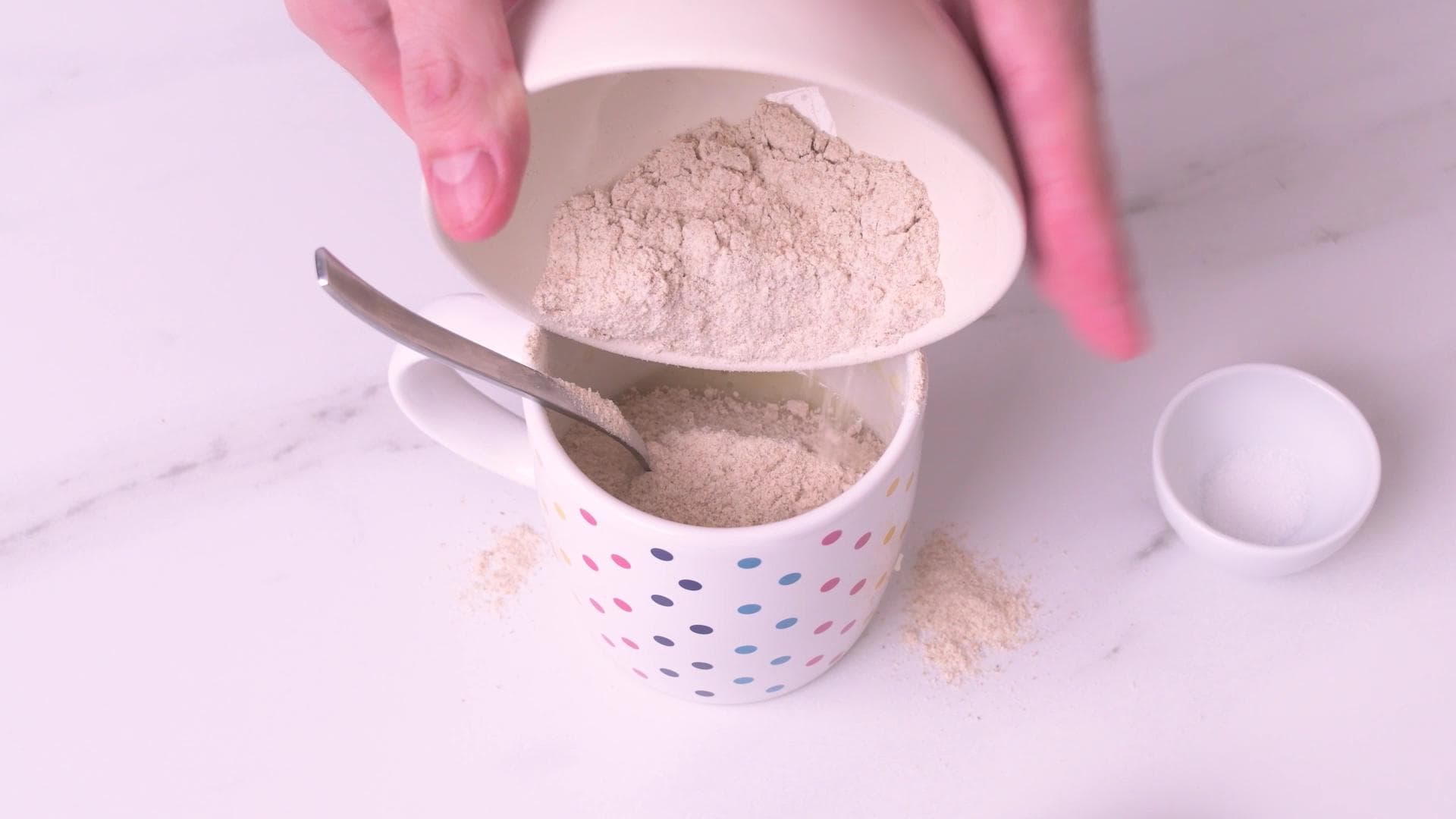 Microwave Banana Mug Cake — step 2