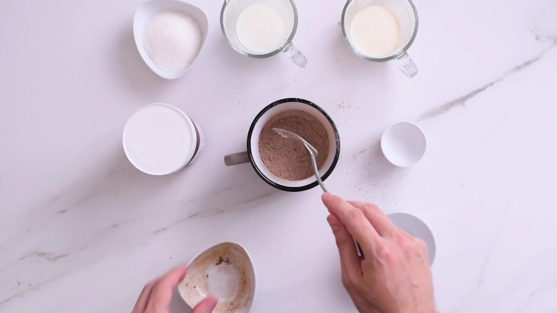 Nutella Mug Cake — step 0